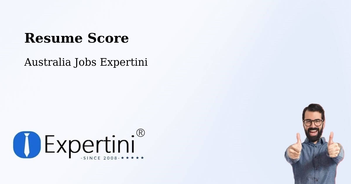 Resume Score & Job Description Match Tool – Lane Cove - Australia Jobs Expertini